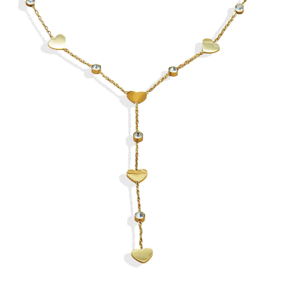 18K Gold Plated Necklace Stainless Steel