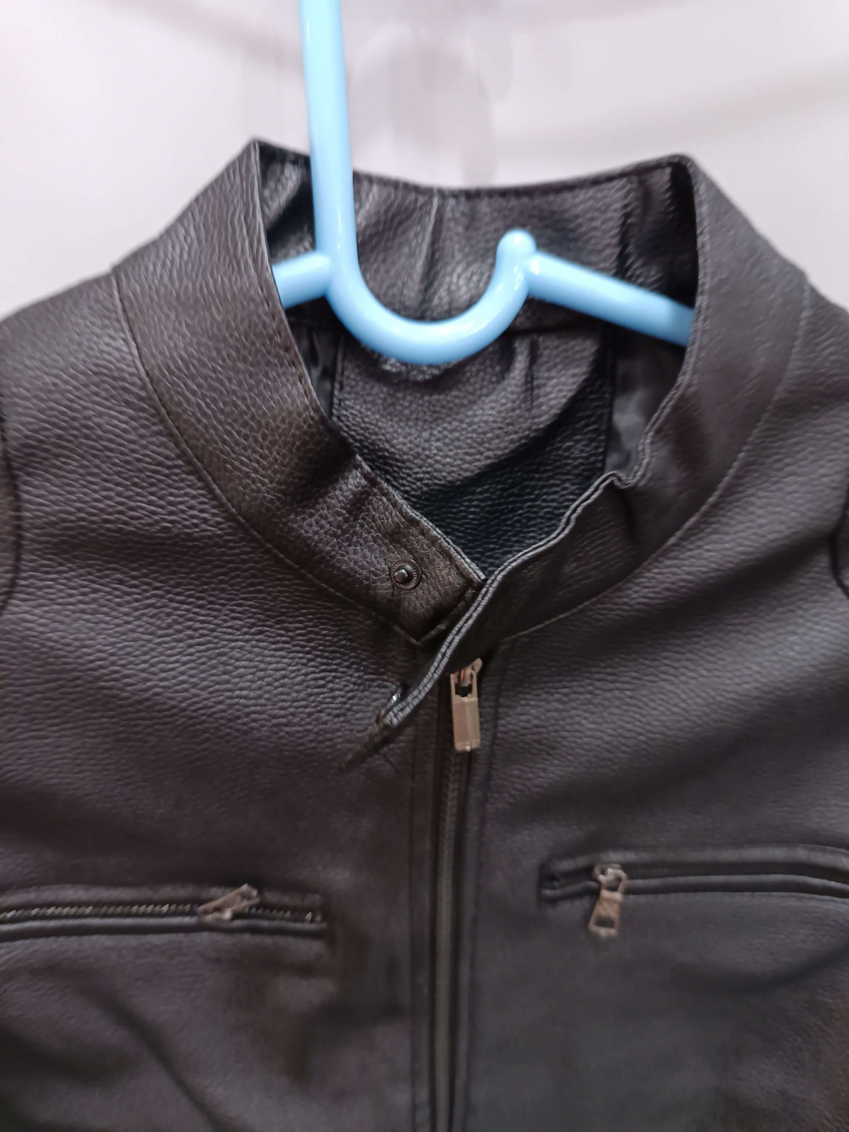 First Layer Cowhide Leather Coat Men&