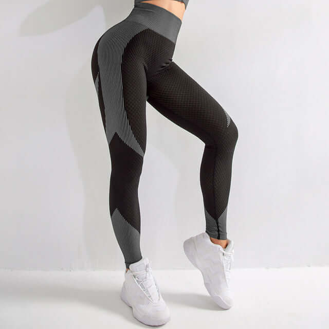 fashionable yoga wear Slim Fit Yoga Sweatpants for Women Black