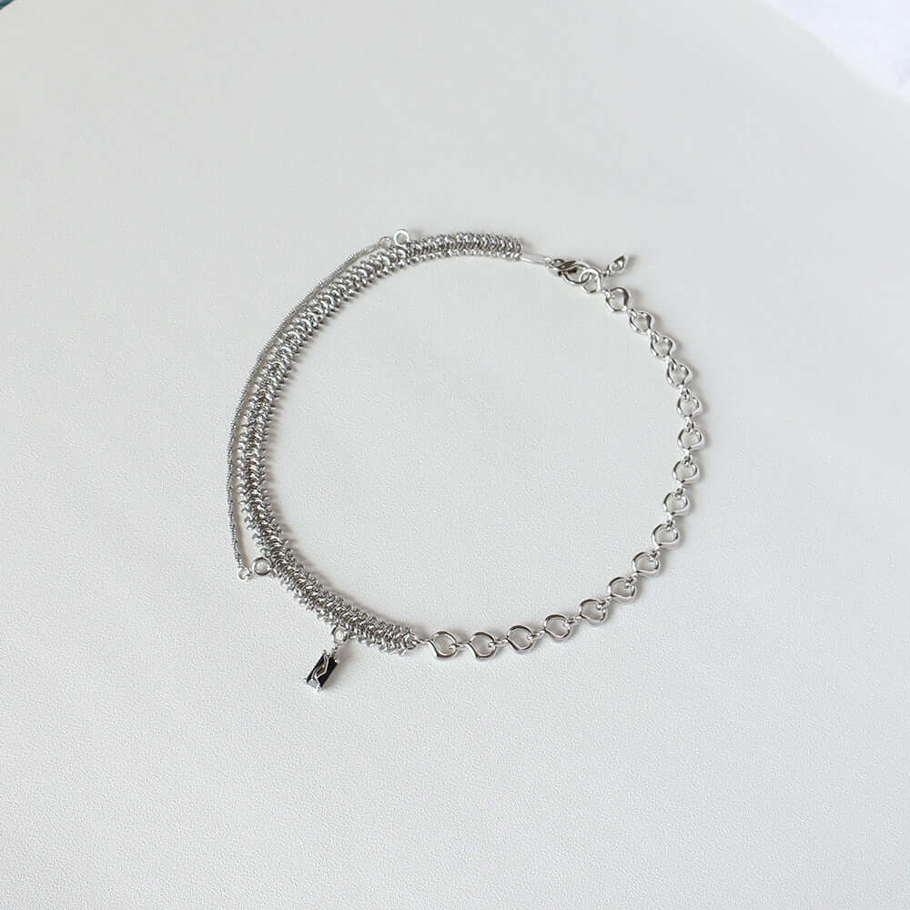Charm pendant necklace Frosty Wind Necklace