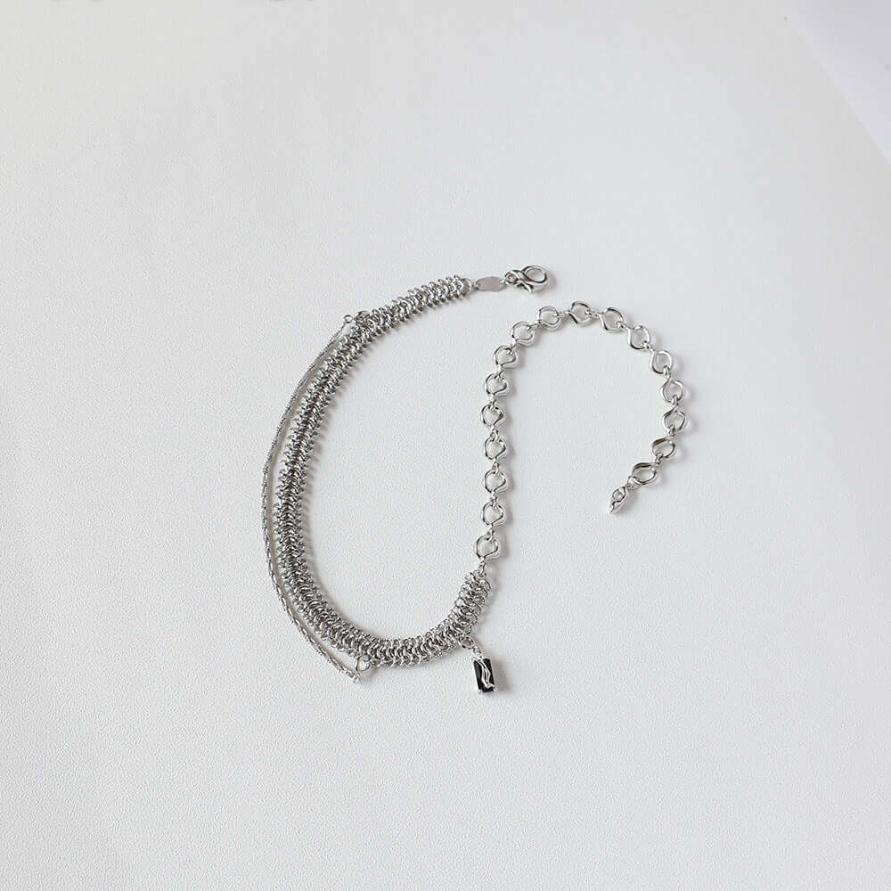 Charm pendant necklace Frosty Wind Necklace