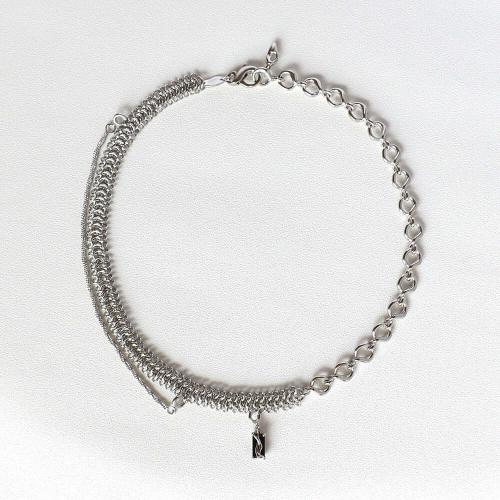 Charm pendant necklace Frosty Wind Necklace