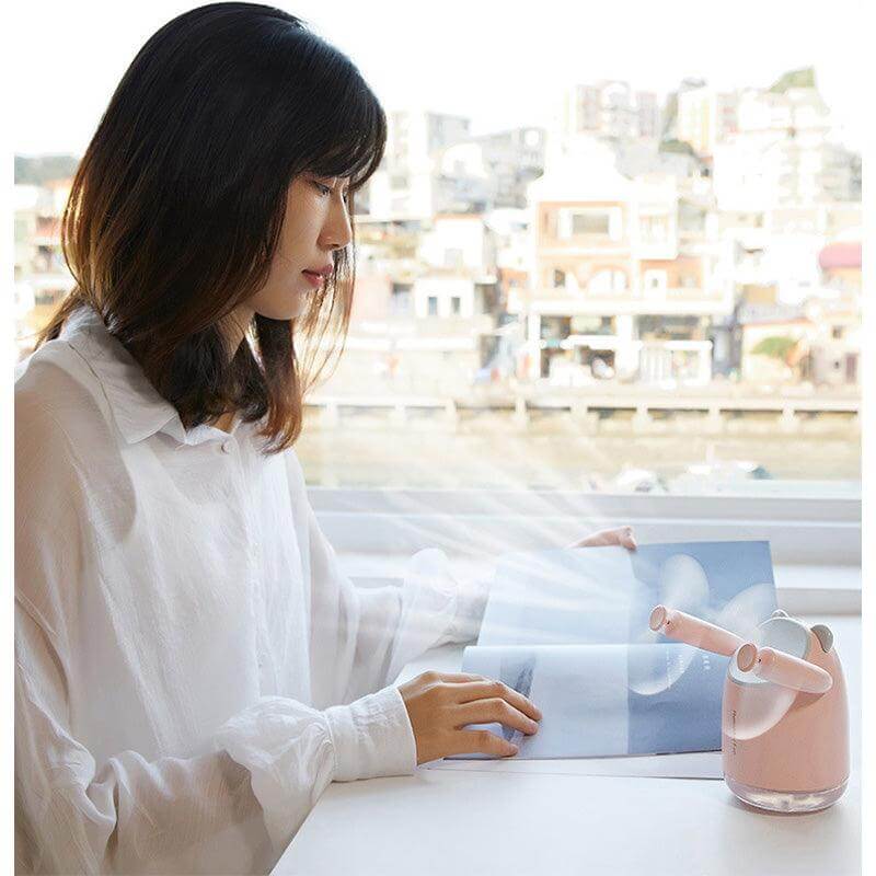 desktop humidifier fan Spray Cooling Fan Portable Water Humidifier