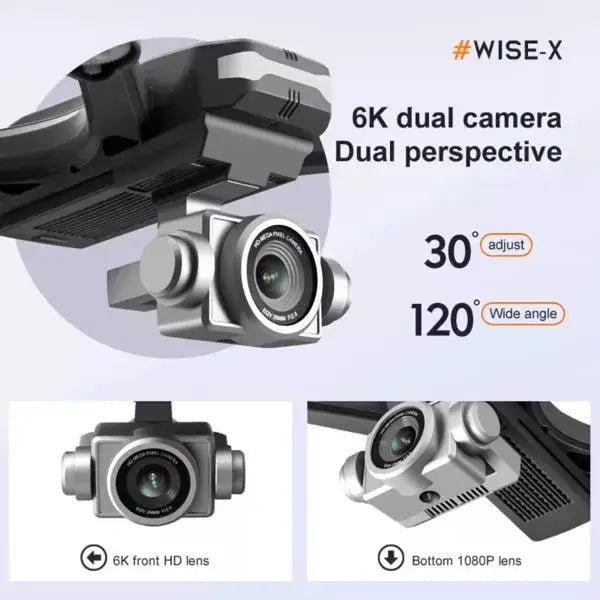 best drones for beginners 6K HD Dual Camera Professional Drone
