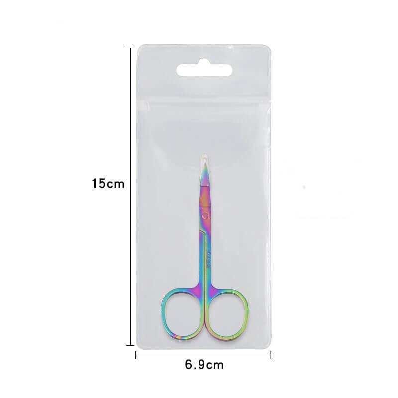 makeup eyebrow trimmer Stainless Steel Color Titanium Eyebrow Trimmer Color titanium Sanding bag