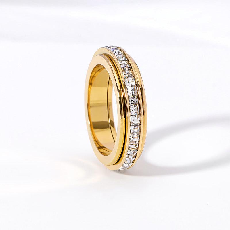 affordable diamond rings for women Square Diamond