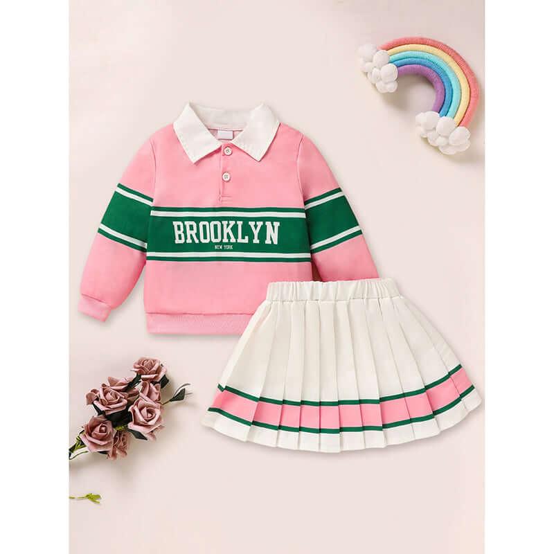 toddler girls outfit Girls 2 Piece Outfit Letter Graphic Print
