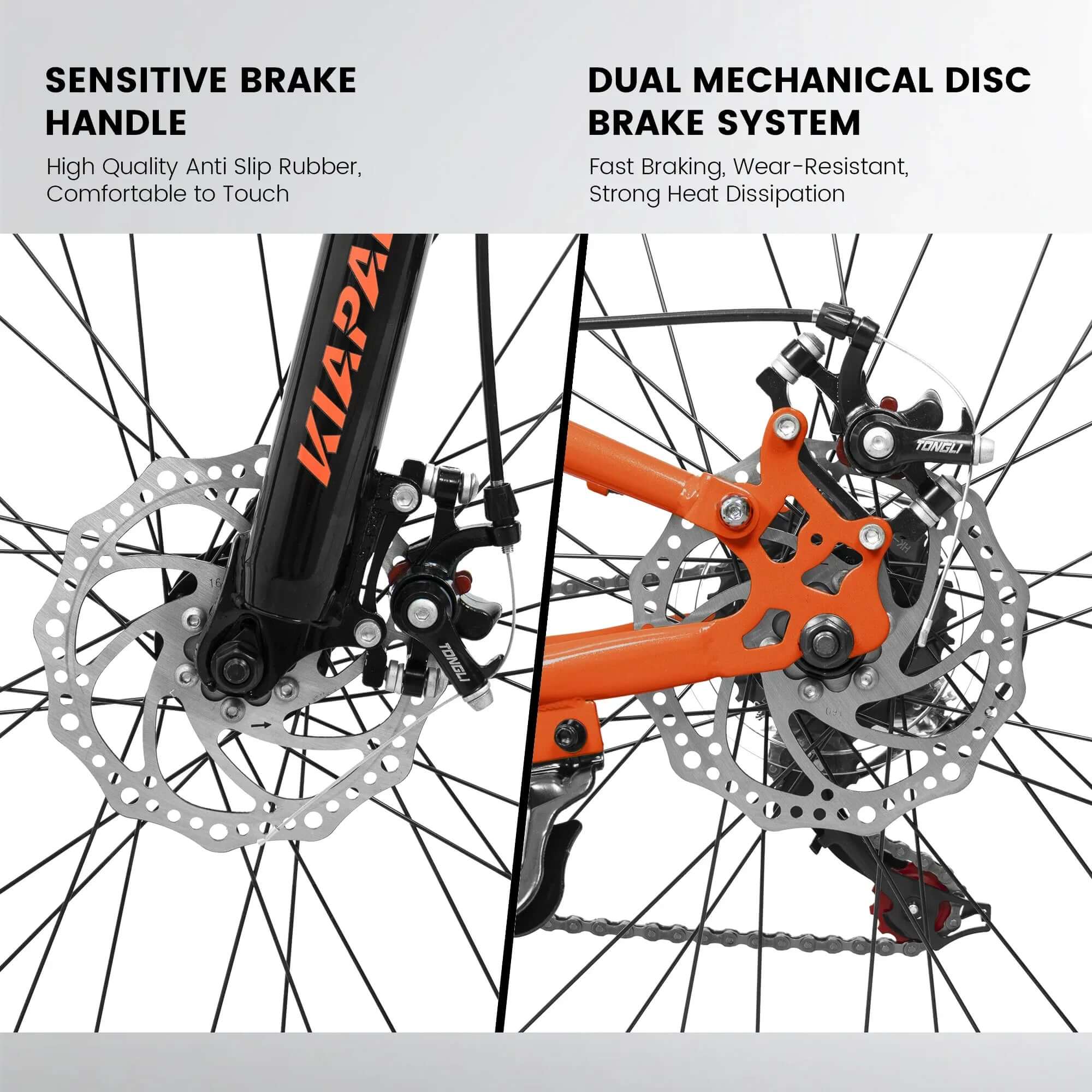 Unisex Mountain Bike 26 Inch Steel Frame 21-speed Unisex Mountain Bike