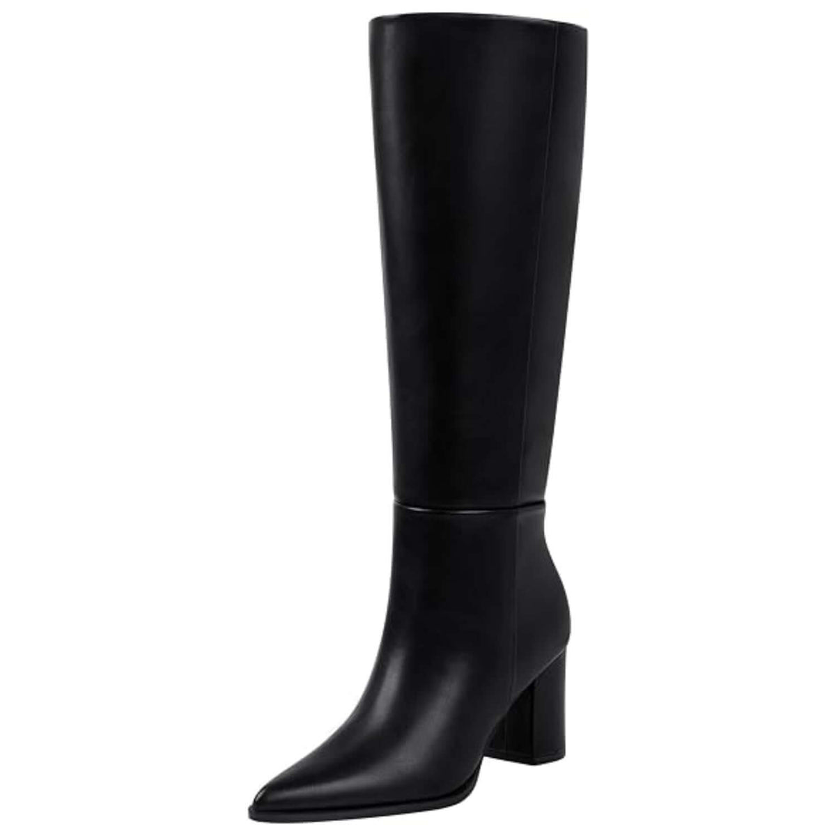 Women Knee High Boots Comfortable Wide Calf Tall Boot Black