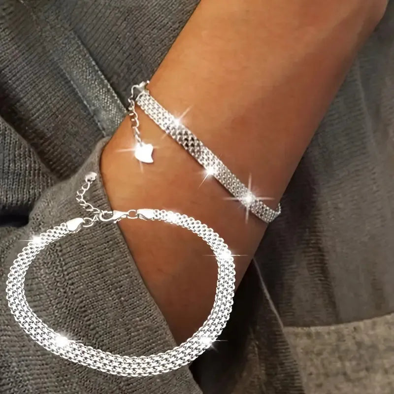 Daily wear jewelry Mesh Chain Bracelet