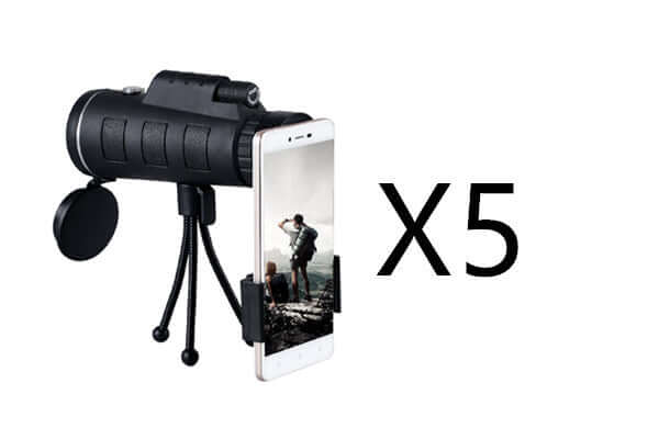 Tripod for Monocular Telescope Tripod — Compatible with Apple & More
