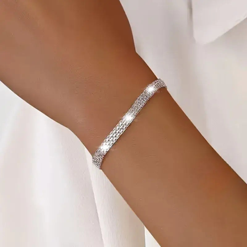 Daily wear jewelry Mesh Chain Bracelet