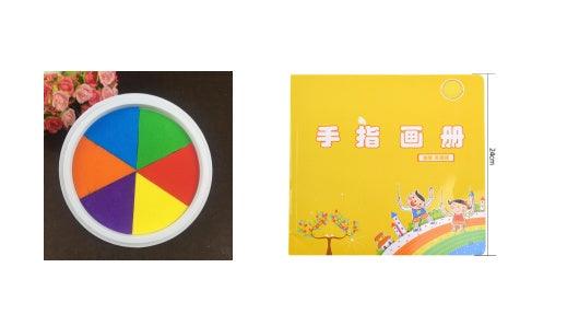 kindergarten art supplies New Hot Selling Kindergarten Finger Print C set