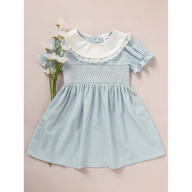 cute puff sleeve dress Toddler Girls&