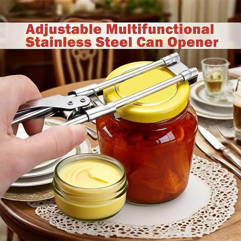 Adjustable Can Jar Opener Multifunctional Adjustable Can Jar Opener