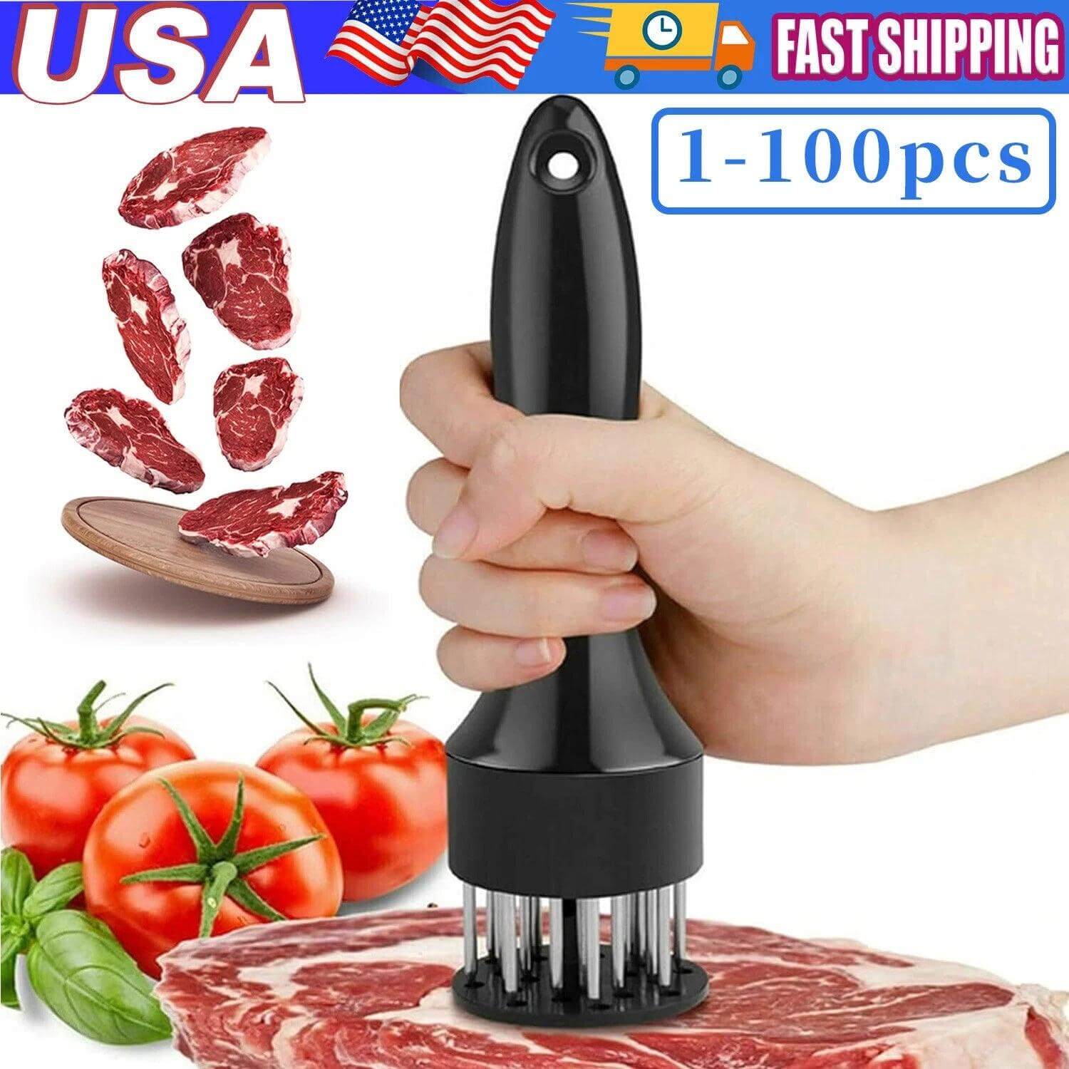 Stainless Steel Meat Tenderizer 21-pin Beef Pork Kitchen Cooking Needle Tool 1pc