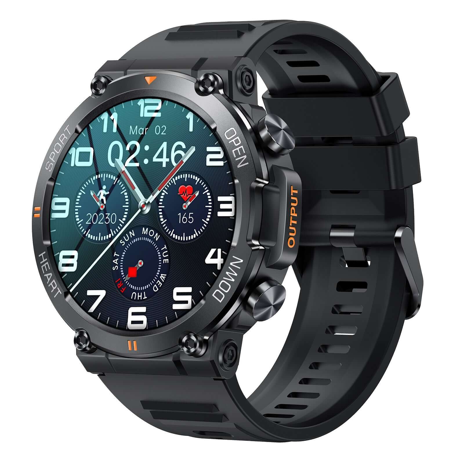 smartwatch for men SENBONO Men Smart Watch Round Big Screen