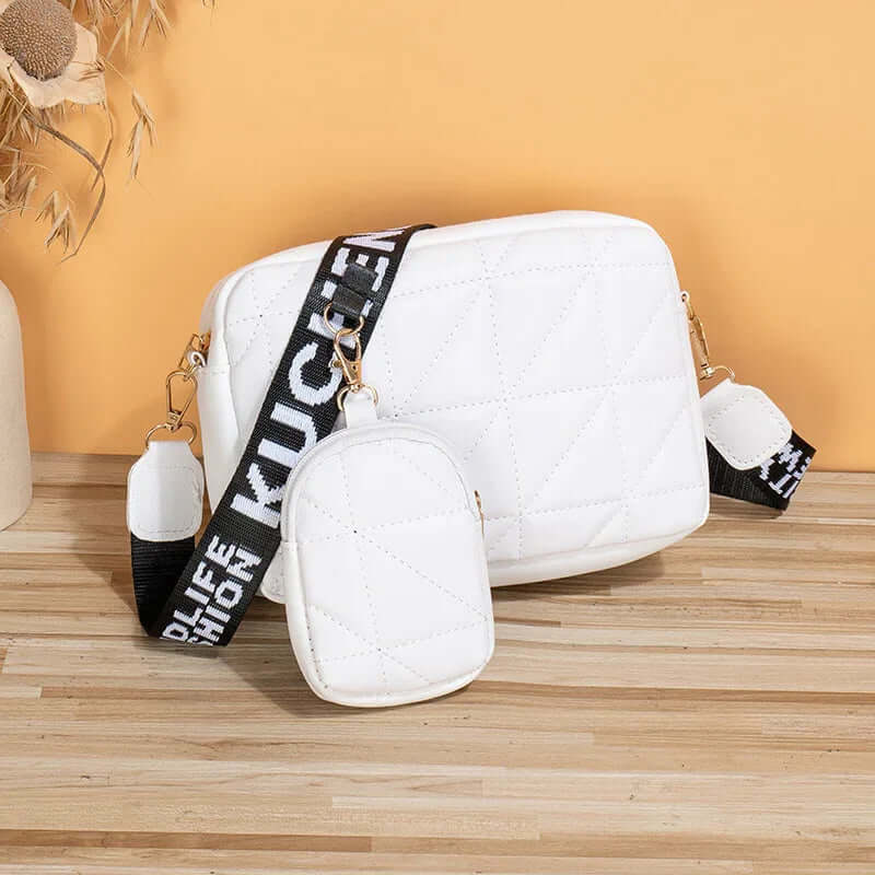 Womens Messenger Bag - New Two-piece Set Women&