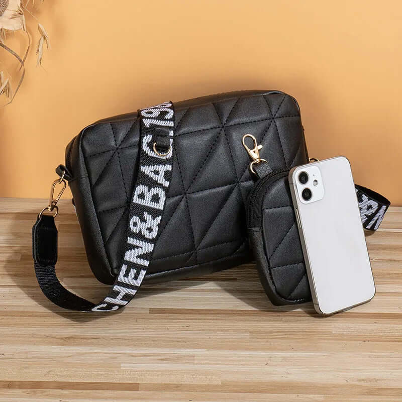 Womens Messenger Bag - New Two-piece Set Women&
