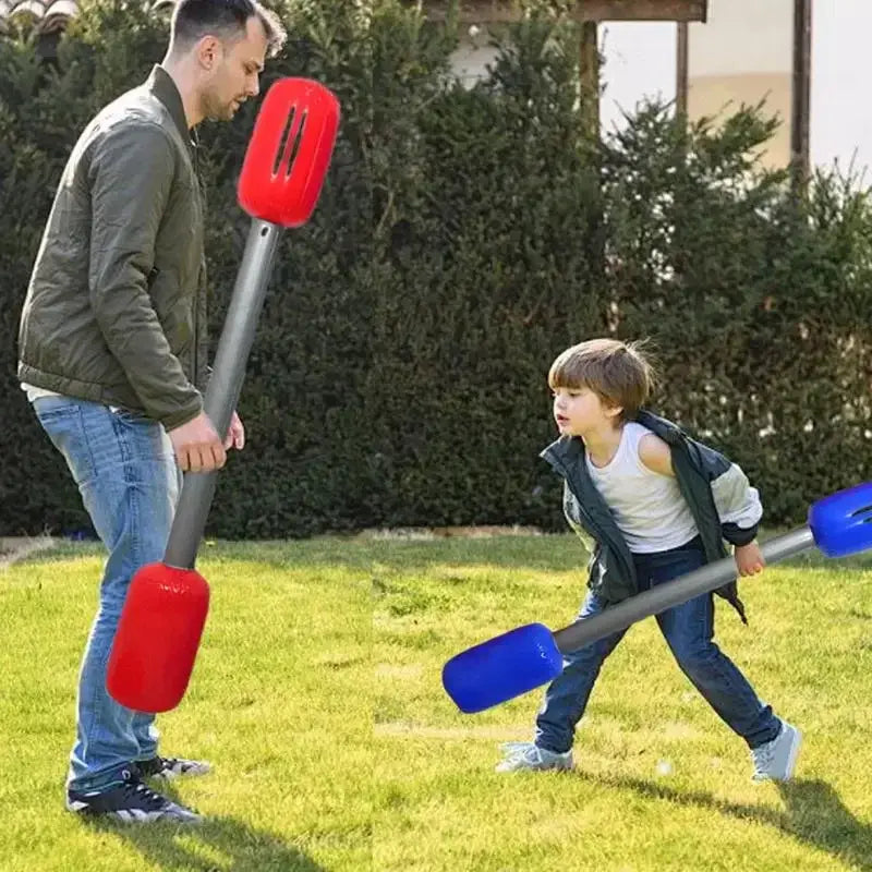 Jousting Yard Game Inflatable Gladiator Jousting Yard Game Sticks