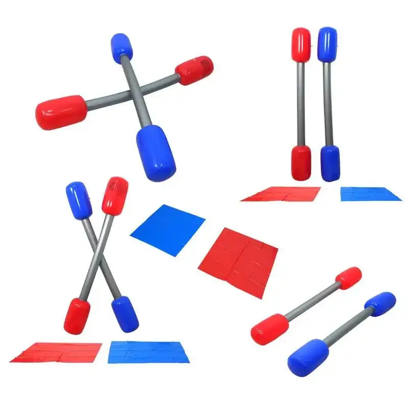 Jousting Yard Game Inflatable Gladiator Jousting Yard Game Sticks