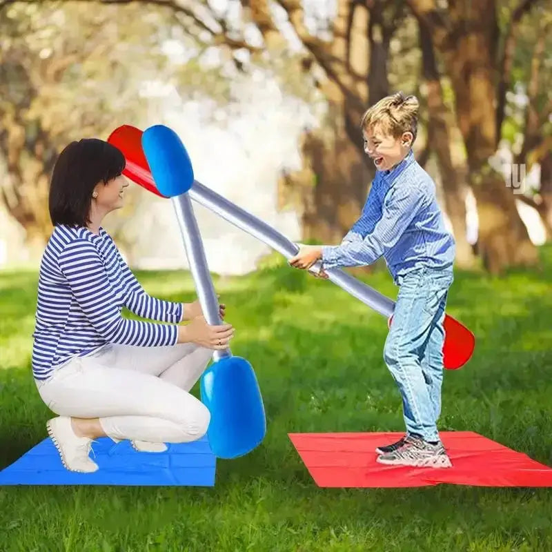 Jousting Yard Game Inflatable Gladiator Jousting Yard Game Sticks