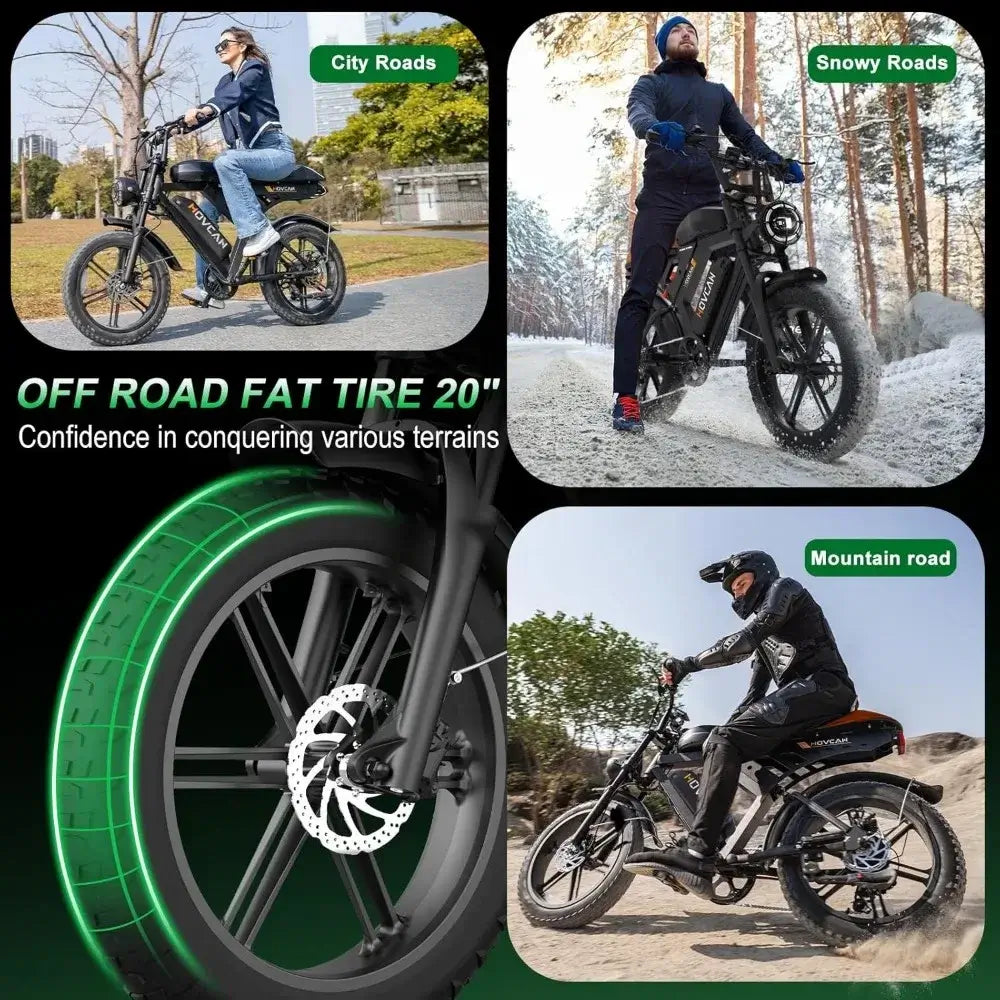 32 MPH Electric Bike , 7 Speed Gear Hydraulic/Disc Brake