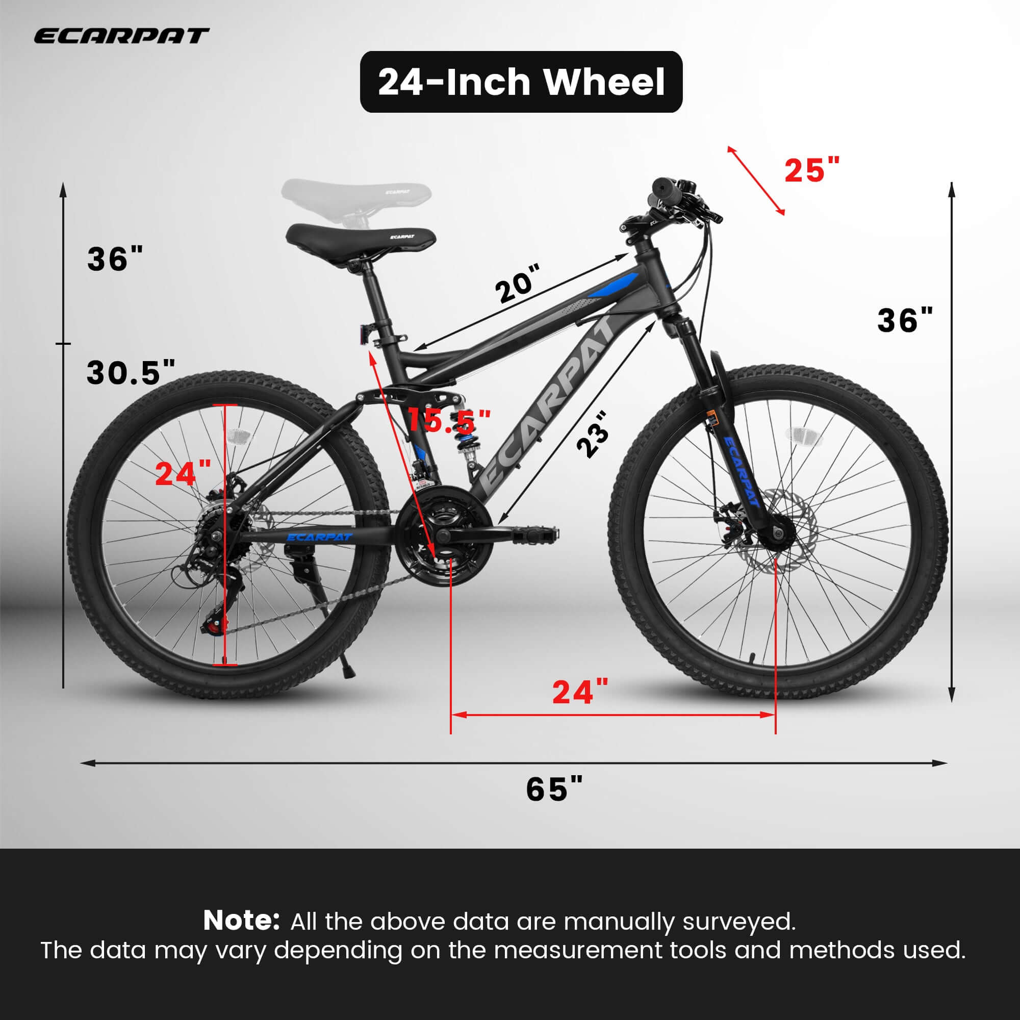 lightweight mountain bike A2460 24 Inch Mountain Bike