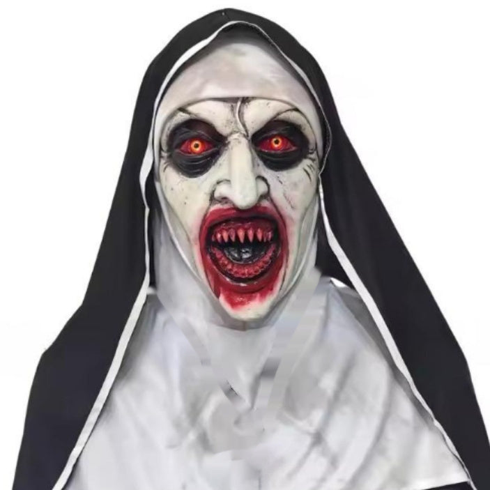 Halloween Headgear Thriller Glowing Horror Mask Vampire nun