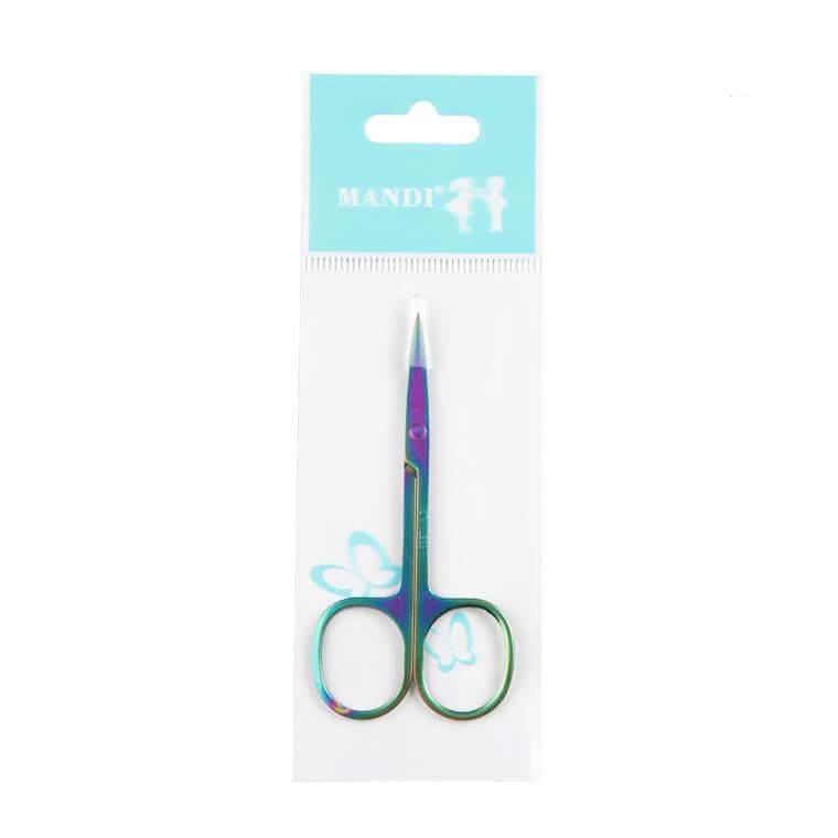 makeup eyebrow trimmer Stainless Steel Color Titanium Eyebrow Trimmer Color titanium Blue OP bag