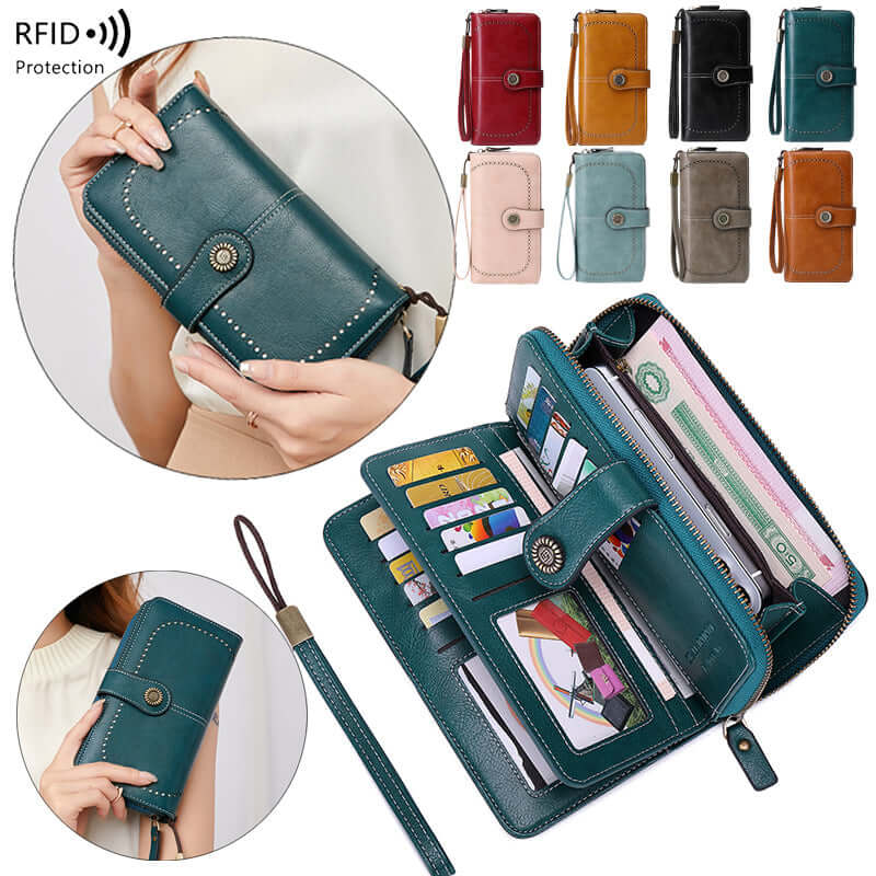 RFID wallet for ladies Blocking Women&