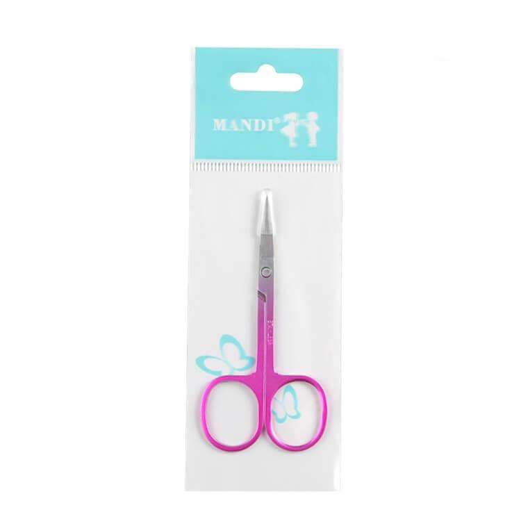 makeup eyebrow trimmer Stainless Steel Color Titanium Eyebrow Trimmer Gradual powder Blue OP bag