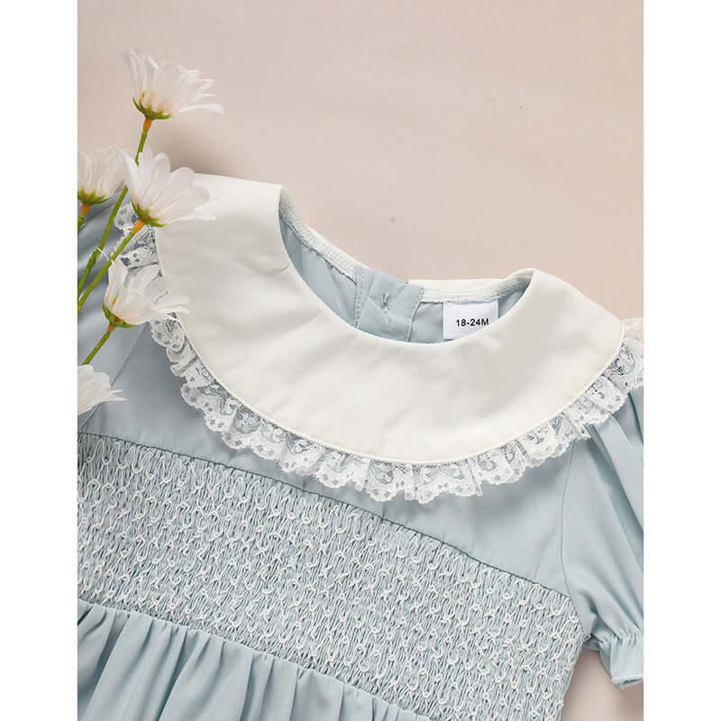 cute puff sleeve dress Toddler Girls&