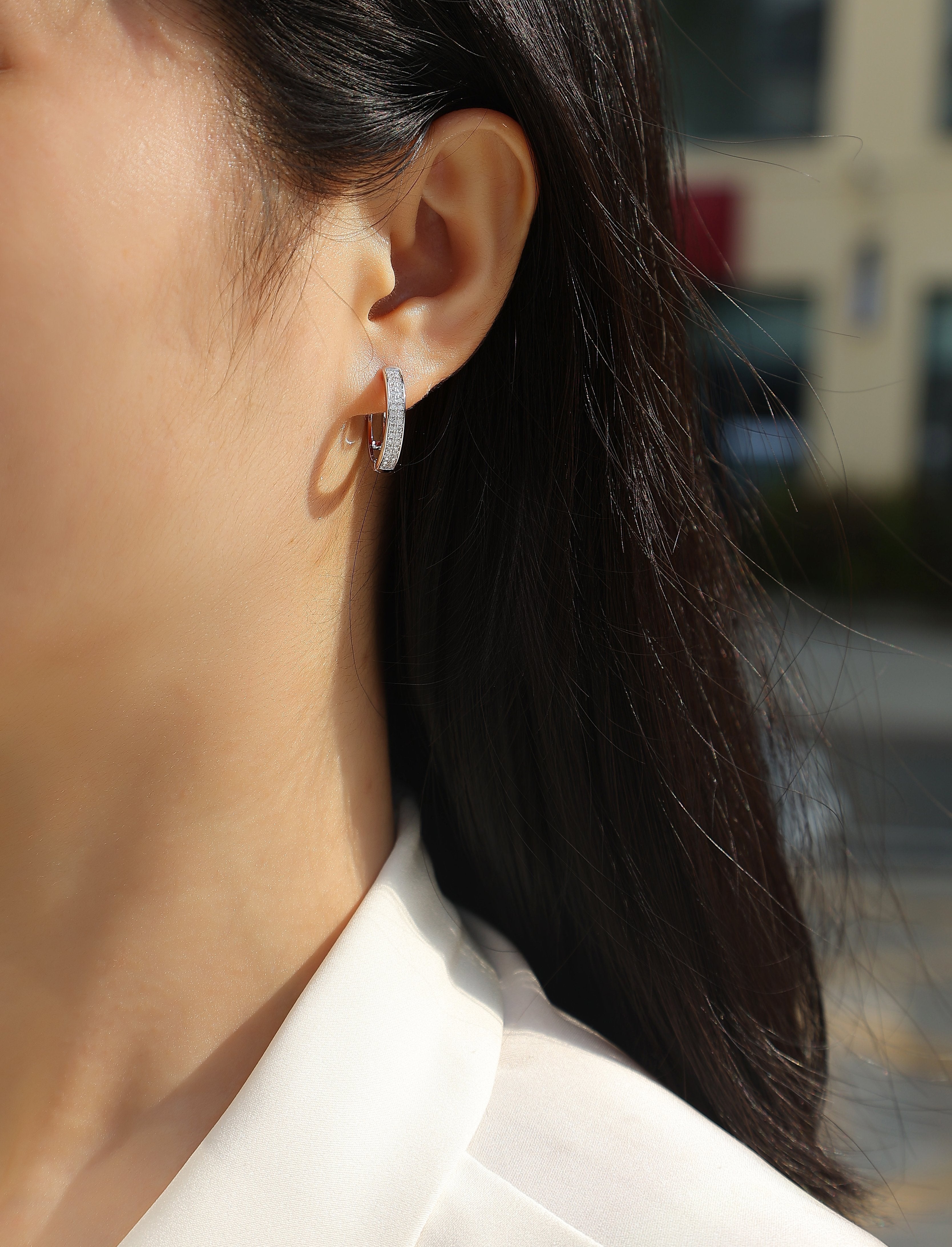 Womens Sterling Silver Earrings