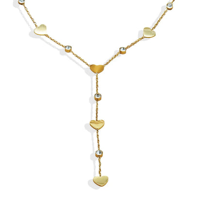 18K Gold Plated Necklace Stainless Steel