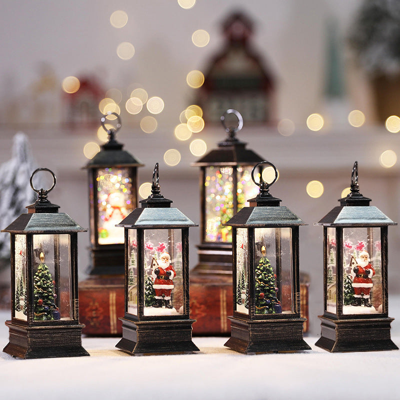 Christmas Simulation LED Flame Small Oil Lamp Set2