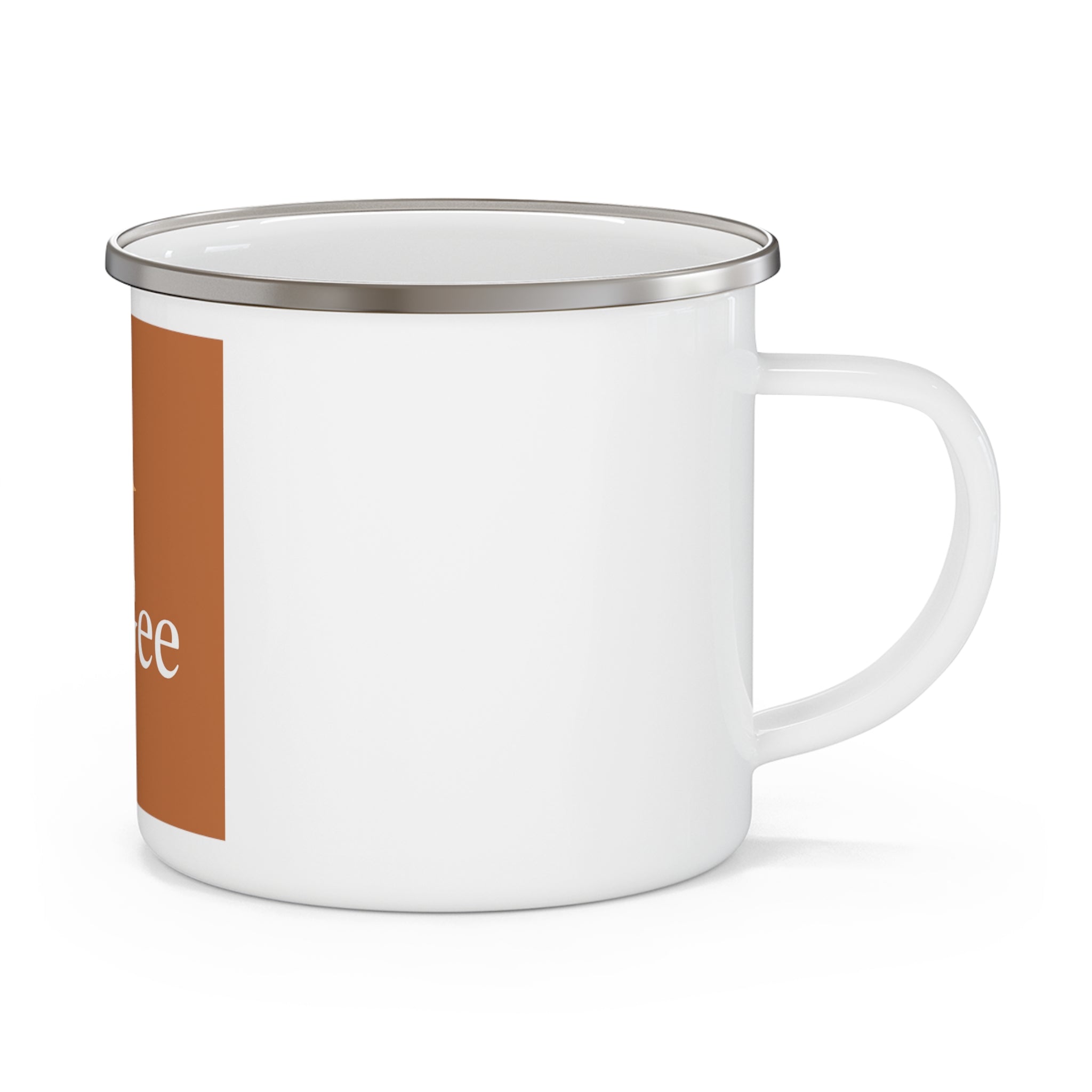Enamel Camping Mug — MrGee Logo Rustic Camper Coffee Cup