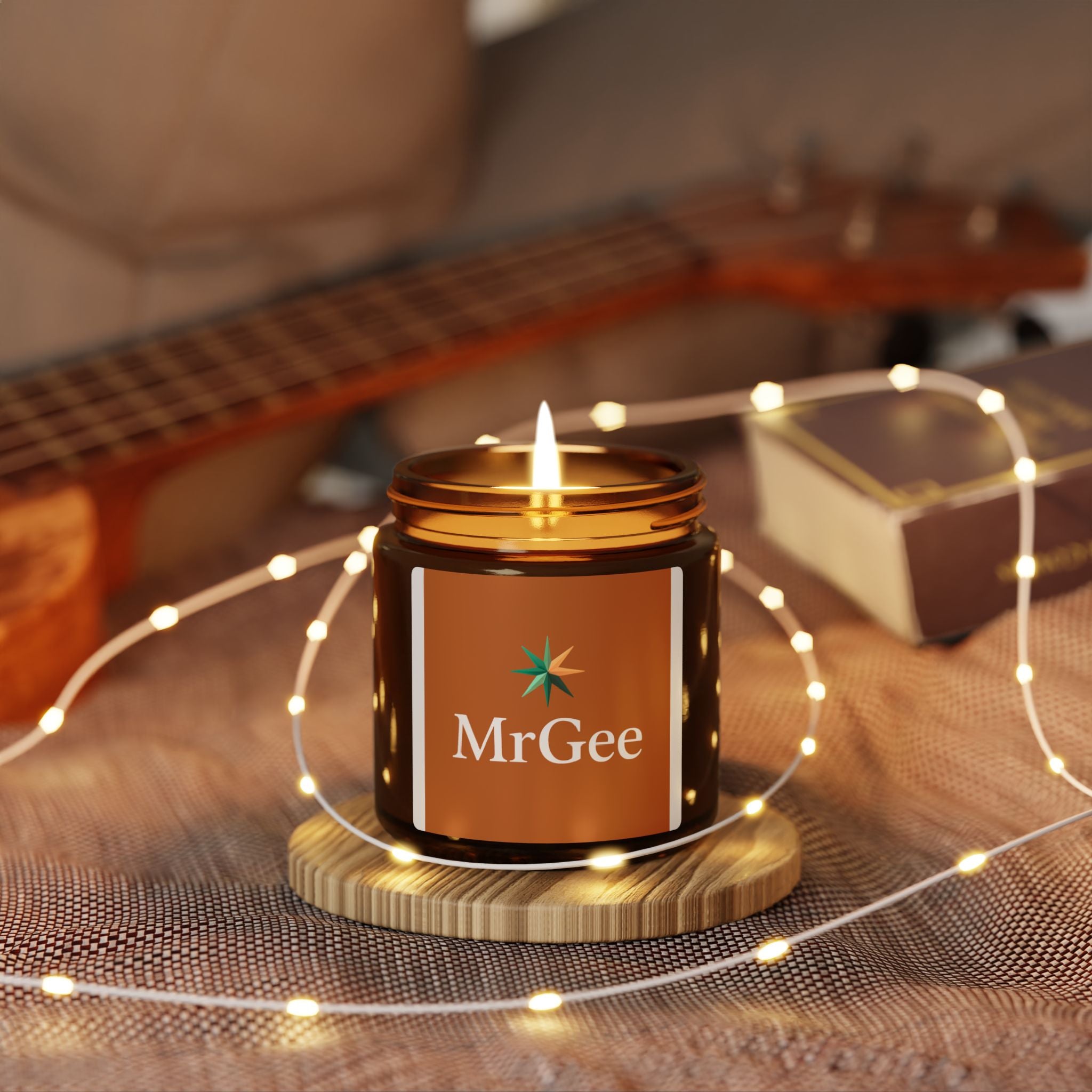 Scented Soy Candle — Amber Jar (MrGee)