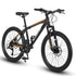 best mountain bikes for youth S26102 26 Inch Mountain Bike BLACK ORANGE
