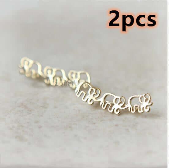 Daisies Earrings for women Earrings For Women Jewelry Stud Earrings Golden 2pcs