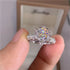 Diamond Engagement Ring for Women Certified 5 Carat Diamond 3ct 9mm D color