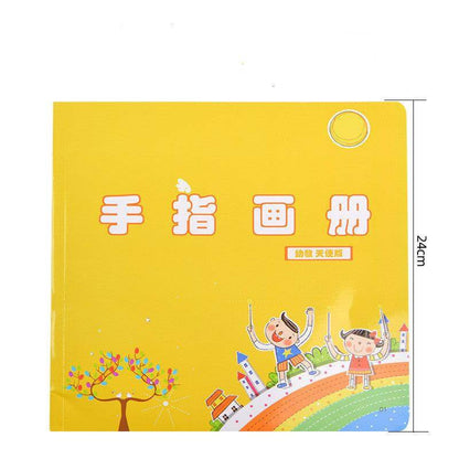 kindergarten art supplies New Hot Selling Kindergarten Finger Print Finger Picture Book Angel Edit