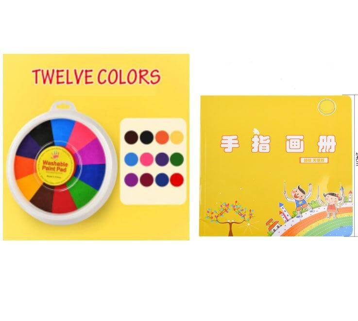 kindergarten art supplies New Hot Selling Kindergarten Finger Print B set