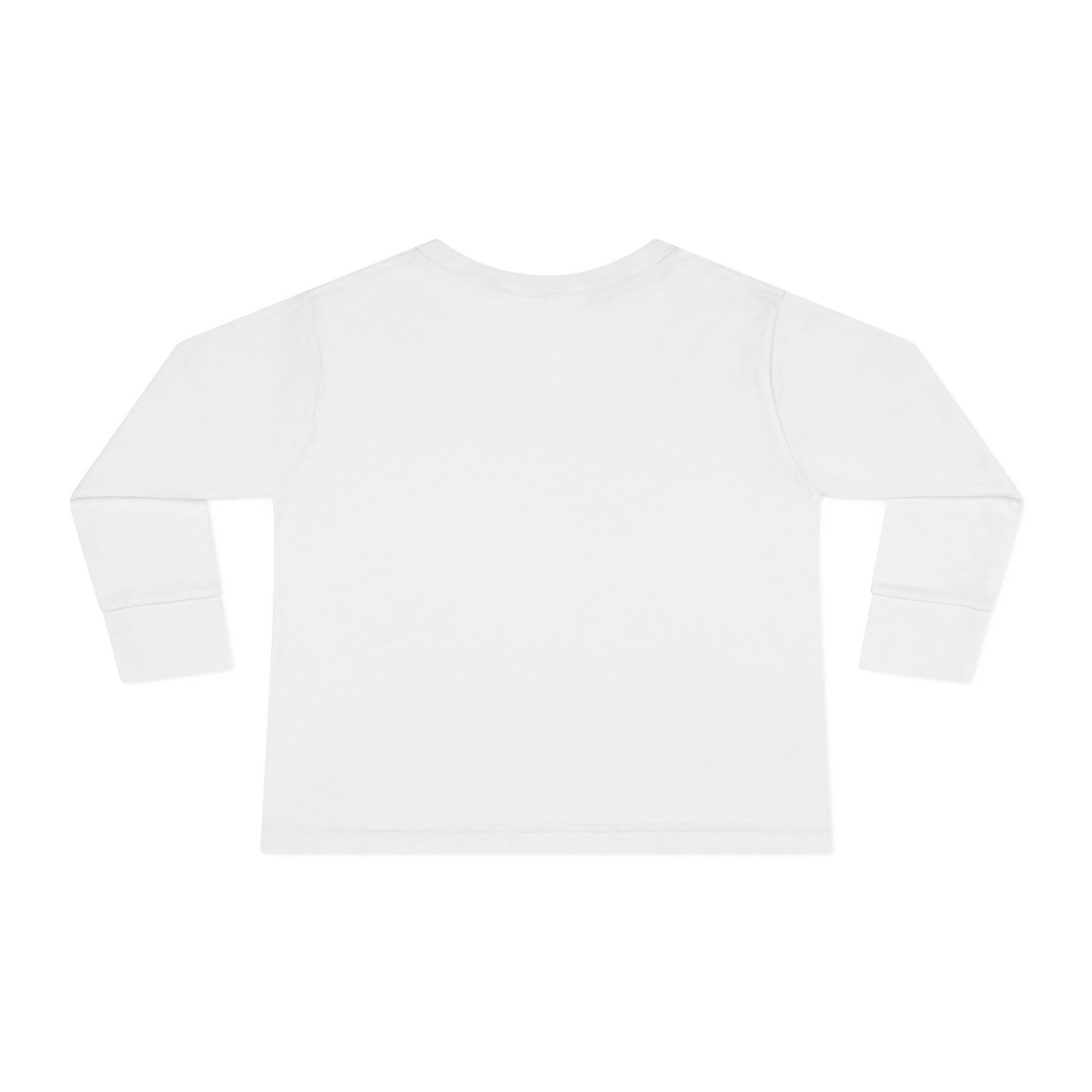 Toddler Long Sleeve Tee — 'MrGee' Logo Square Graphic Kids Shirt