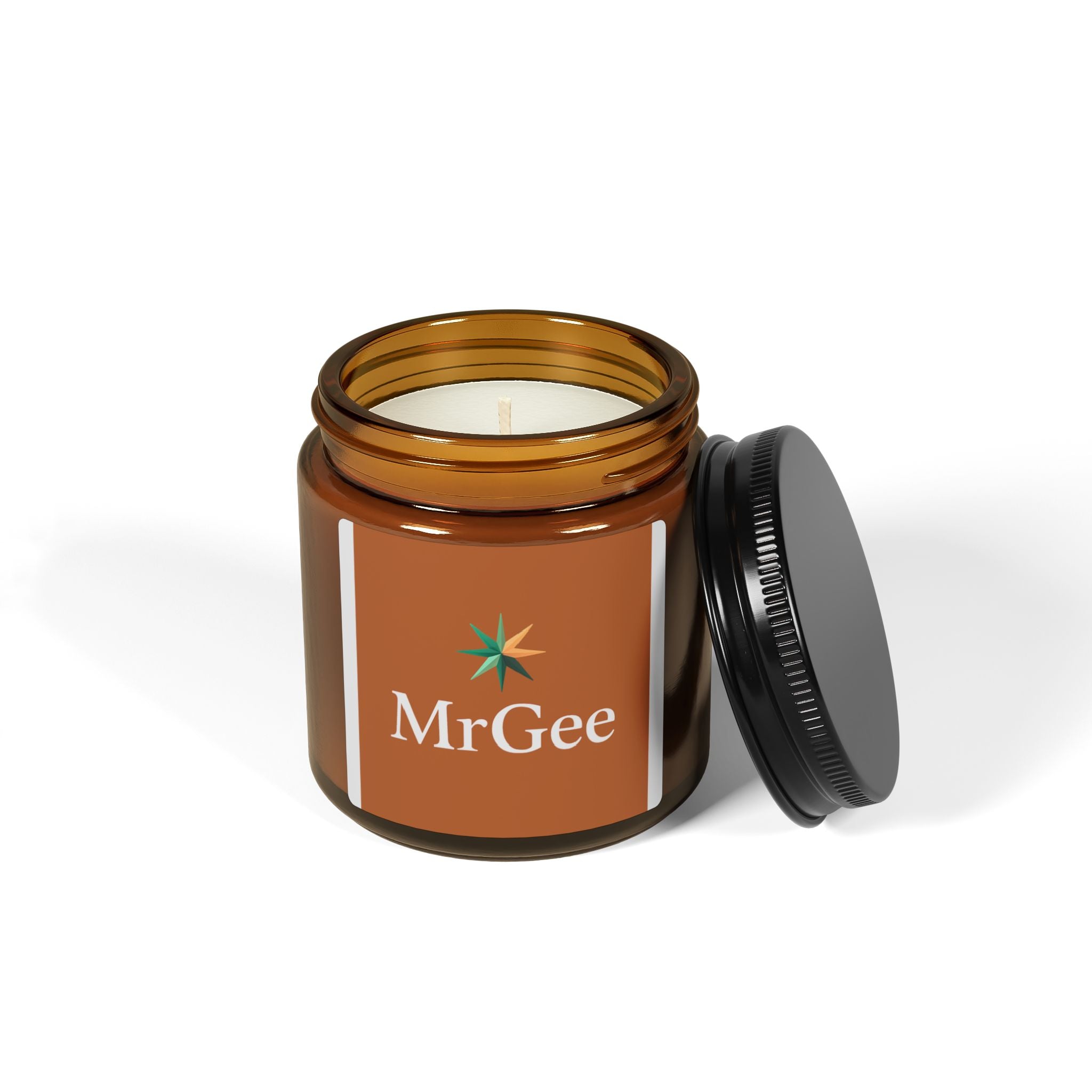 Scented Soy Candle — Amber Jar (MrGee)