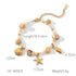 stainless steel bracelet Conch Starfish Shell Bracelet HCB20213