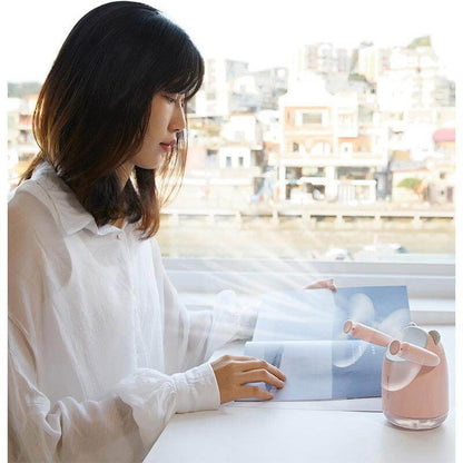 desktop humidifier fan Spray Cooling Fan Portable Water Humidifier