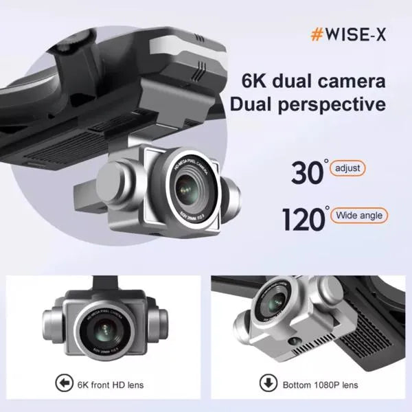 2026 V14 Professional Drone 6K HD Dual Camera Wifi FPV Portable RC Quadcopter 2 BATTERY,Drones Suitable For Adults&amp;beginners.Logistics Is Randomly Sent By UPS&amp;UNI&amp;USPS&amp;GOFO