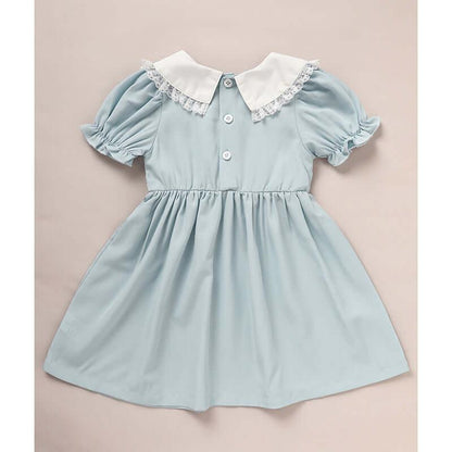 cute puff sleeve dress Toddler Girls&