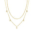 chain necklace for women Waterdrop Chain Necklace Gold